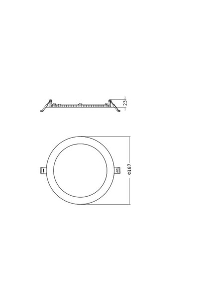 LEDVANCE LED Downlight Einbauleuchte Slim Alu DALI ⌀19cm 16W-9.5W warm-/neutralweiss 3000/4000K CCT IP44 dimmbar 4099854441936