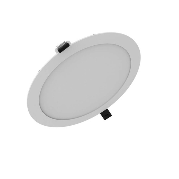 LEDVANCE LED Downlight Einbauleuchte Slim Alu DALI ⌀22cm 19W-10.5W warm-/neutralweiss 3000/4000K CCT IP44 dimmbar 4099854441950