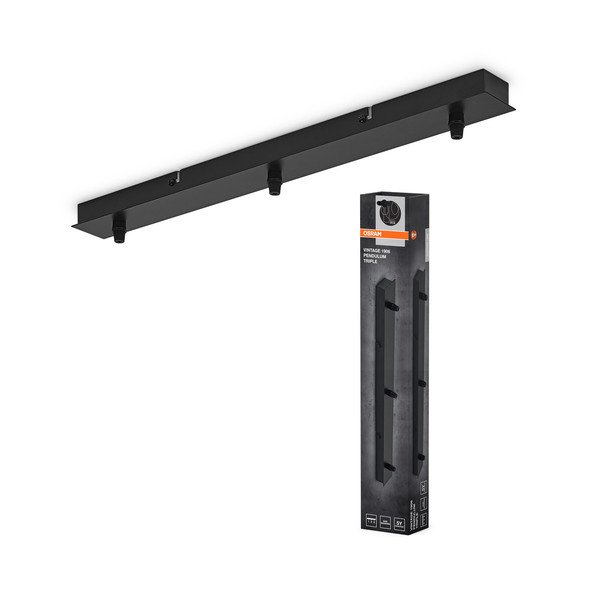 OSRAM Pendelleuchte Vintage 1906 PenduLum CANOPY Triple Canopy Linear 4099854442759