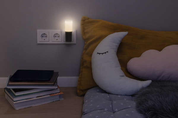 OSRAM LED Nachtlicht LUNETTA FLARE 830 Black Warm weiß 4099854444418