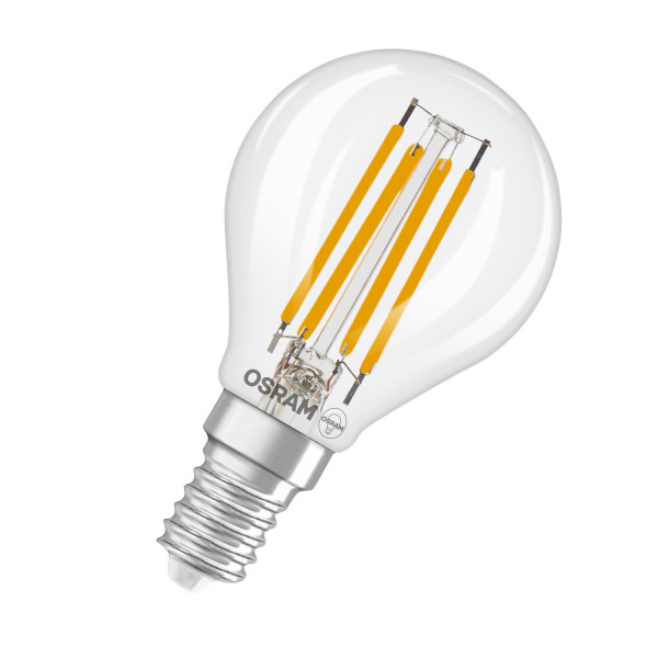 OSRAM LED Leuchtmittel LED Retrofit CLASSIC P DIM 3.4W 840 Clear E27 Dimmbar Neutralweiss 4099854444661