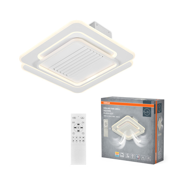 OSRAM LED Deckenleuchte Ceiling fan grill Square 55W CCT White Dimmbar Tunable White 4099854445613