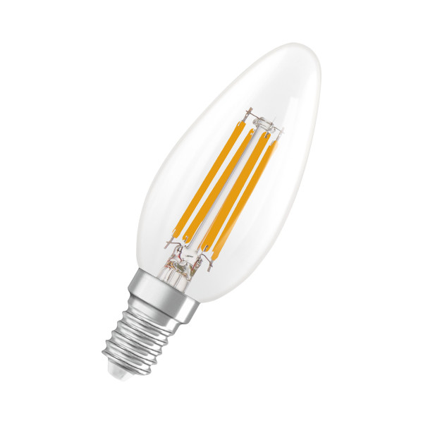 OSRAM LED Leuchtmittel LED Retrofit CLASSIC B DIM 3.4W 827 Clear E14 Dimmbar Warm weiß 4099854445712