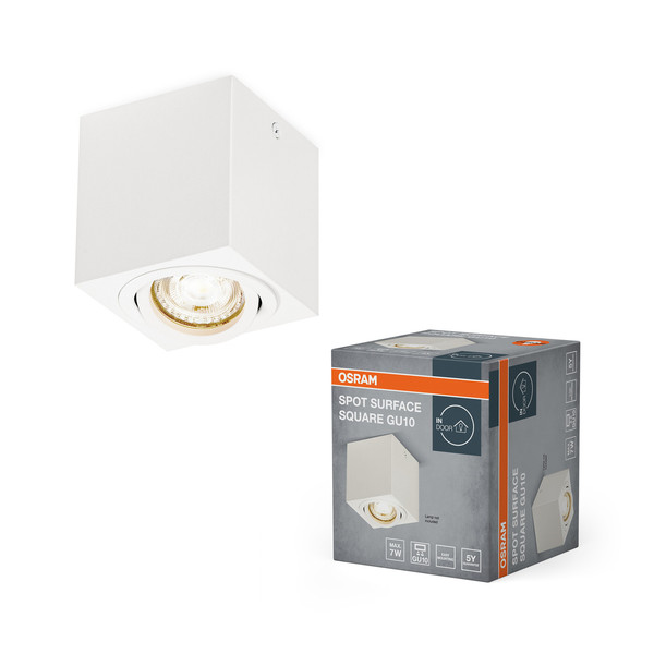 OSRAM Deckenleuchte LED SPOT SURFACE Square GU10 White 4099854446054