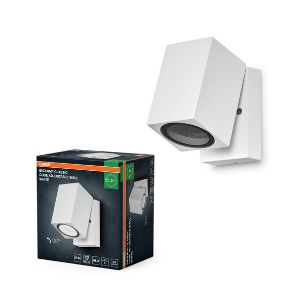 OSRAM Aussen-Wandleuchte Endura Classic Cube ADJ Wall Adjustable Wall White 4099854446290