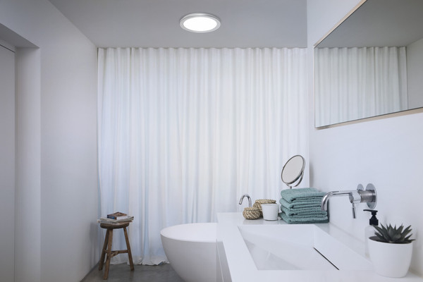 OSRAM LED Aussen-Deckenleuchte Orbis Disc 30CM 22W Click CCT IP44 Chrome Warm weiß,Kalt weiß 4099854446832