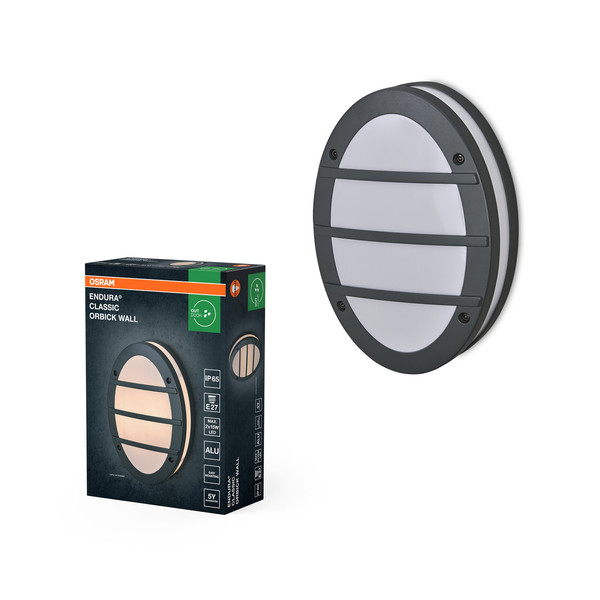 OSRAM Aussenleuchte Endura Classic IP65 E27 Orbick Wall Dark Gray 4099854447525