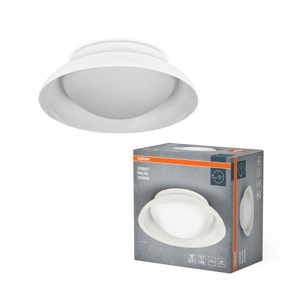 OSRAM Deckenleuchte ORBIS MILAN 305 mm 2XE27 WT 4099854449345
