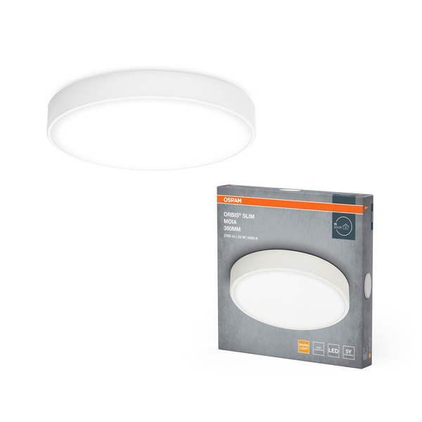 OSRAM LED Deckenleuchte CEILING MOIA 380mm 24W 830 WT Warm weiß 4099854450129