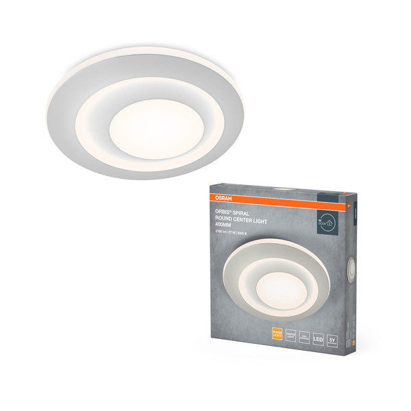 OSRAM LED Deckenleuchte ORBIS SPIRAL MAIN AND SIDE LIGHT 400mm 27W White Warm weiß 4099854450389
