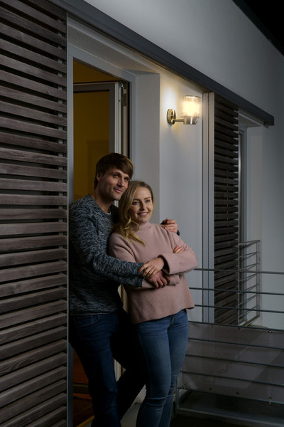 OSRAM Aussen-Wandleuchte ENDURA CLASSIC POST Sensor Up E27 4099854452291