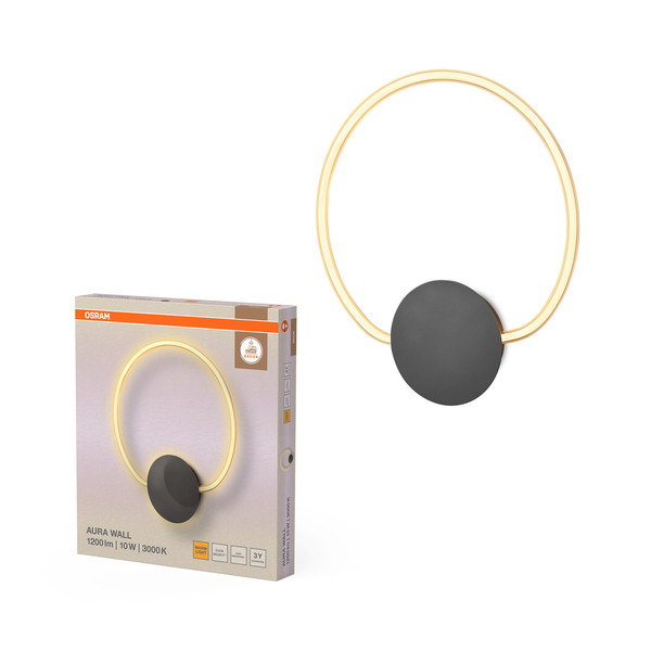 OSRAM LED Wandleuchte Decor Aura Wall 10W 830 Click Select Warm weiß 4099854452697