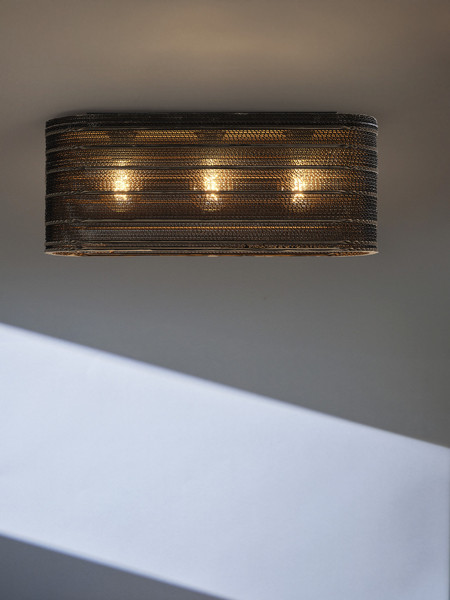 OSRAM Deckenleuchte Decor Cardboard Oval Ceiling 3XE27 Brown 4099854453212