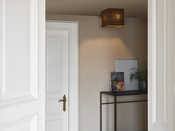 OSRAM Deckenleuchte Decor Cardboard Square Ceiling E27 Brown 4099854453281