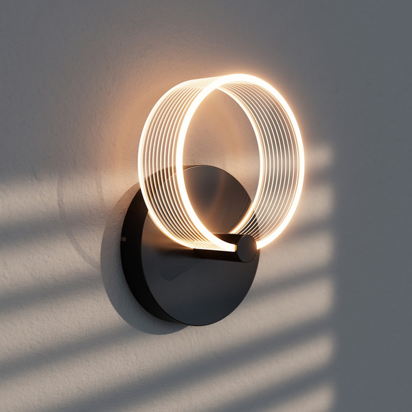 OSRAM LED Wandleuchte Decor Circle Wall 8W Click CCT Black Warm weiß,Kalt weiß,Kaltes Tageslicht 4099854453410
