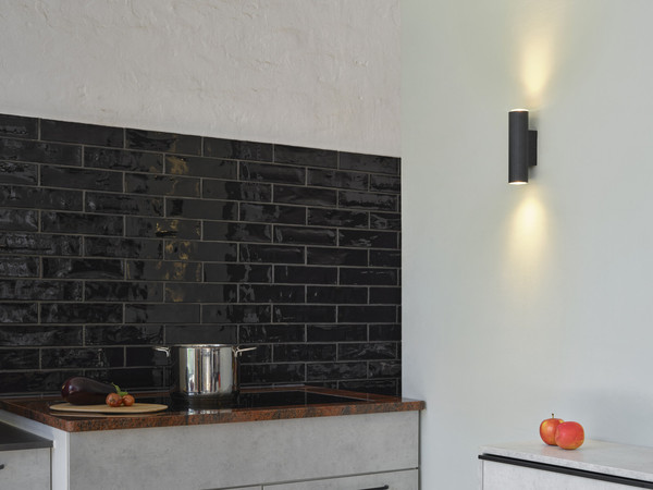 OSRAM Wandleuchte Decor Drums Wall Updown 2XGU10 Black 4099854453595