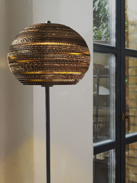 OSRAM Stehlampe Decor Cardboard Ball Floor E27 Brown 4099854453892