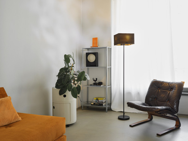 OSRAM Stehleuchte Decor Cardboard Square Floor E27 Brown 4099854454011