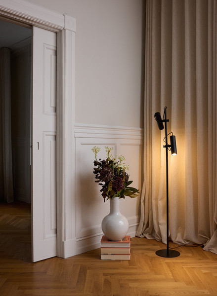 OSRAM Stehleuchte Decor Drums Floor 2XGU10 Black 4099854454264