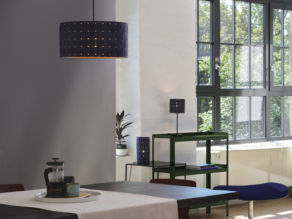 OSRAM Tischleuchte Decor Felt Weaving Stand Table E14 Dark Gray 4099854454462