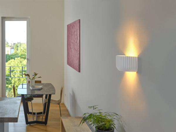 OSRAM Wandleuchte Decor Plaster Routes Wall Up 310 1XE27 White 4099854454547