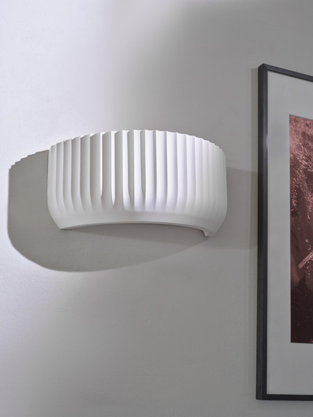 OSRAM Wandleuchte Decor Plaster Routes Wall Up 310 1XE27 White 4099854454547