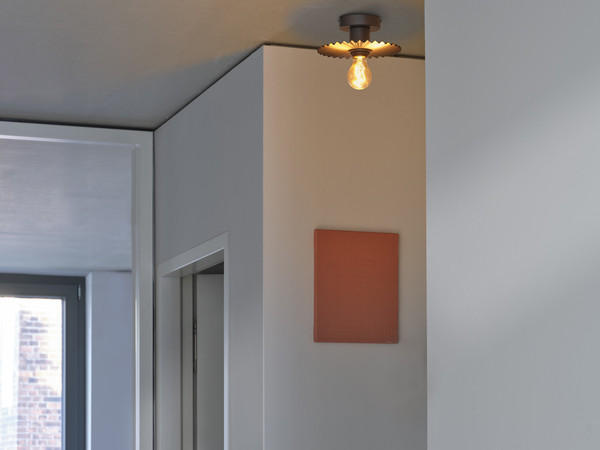 OSRAM Deckenleuchte Decor Plisse Ceiling E27 Dark Grey 4099854454608