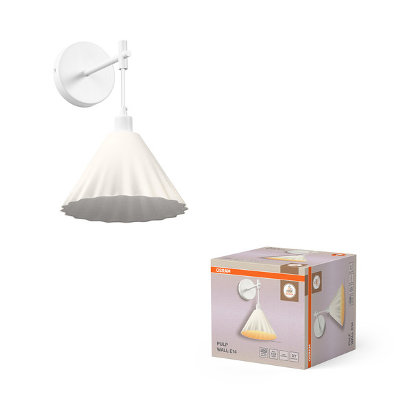 OSRAM Wandleuchte Decor Pulp Wall E14 White 4099854454646