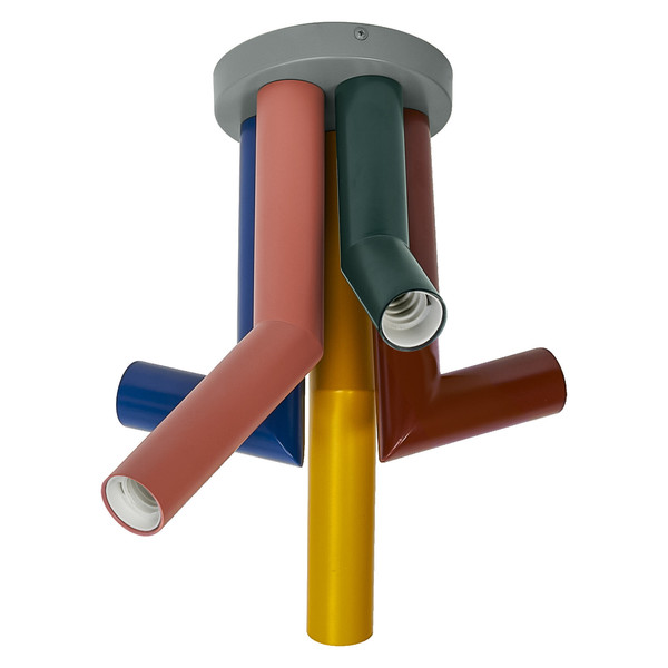 OSRAM Deckenleuchte Decor Straw Ceiling 5XE27 Multicolor 4099854454660