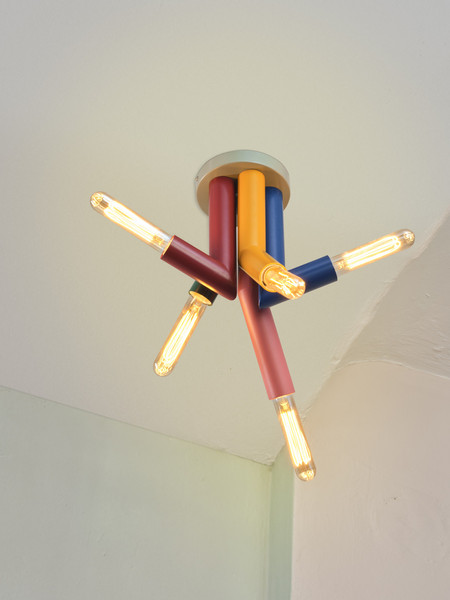 OSRAM Deckenleuchte Decor Straw Ceiling 5XE27 Multicolor 4099854454660