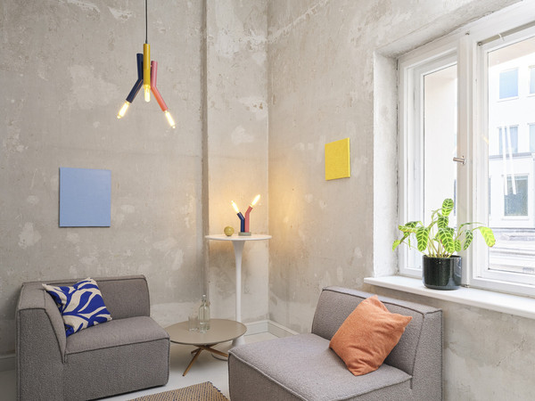 OSRAM Tischleuchte Decor Straw Table 2XE27 Multicolor 4099854455001