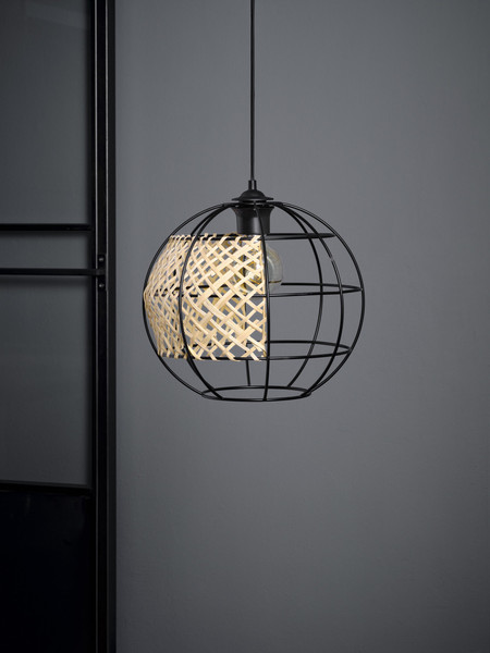 OSRAM Pendelleuchte Decor Cage Globe Pendant E27 Black 4099854458743