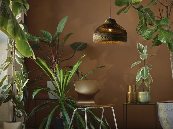 OSRAM Pendelleuchte Decor Cardboard Hat Pendant E27 Brown 4099854458903