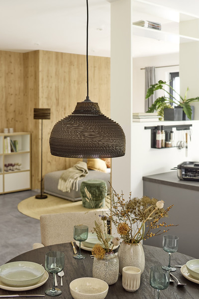 OSRAM Pendelleuchte Decor Cardboard Hat Pendant E27 Brown 4099854458903