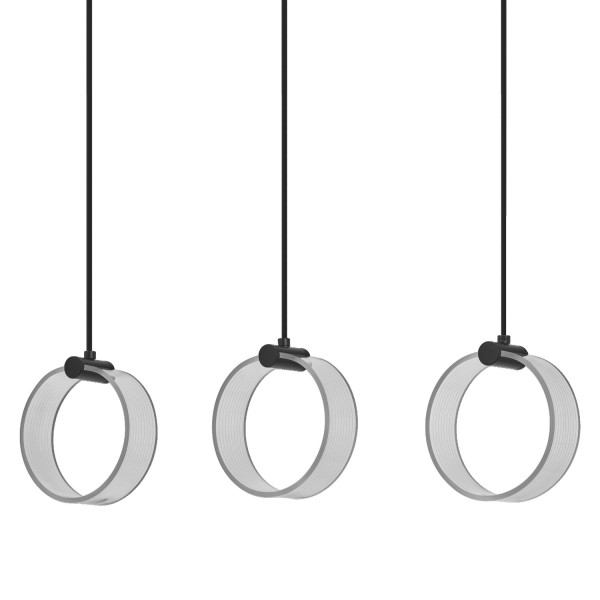 OSRAM LED Pendelleuchte Decor Circle 3XPendant LN 20W Click CCT Black Warm weiß,Kalt weiß,Kaltes Tageslicht 4099854459023