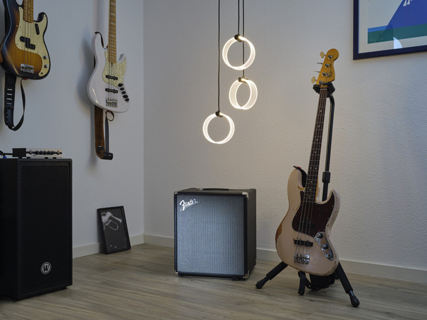 OSRAM LED Pendelleuchte Decor Circle 3XPendant PL 20W Click CCT Black Warm weiß,Kalt weiß,Kaltes Tageslicht 4099854459047