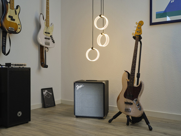 OSRAM LED Pendelleuchte Decor Circle 3XPendant PL 20W Click CCT Black Warm weiß,Kalt weiß,Kaltes Tageslicht 4099854459047