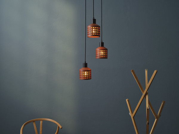 OSRAM Pendelleuchte Decor Clay Windows Pendant PL 3XE27 Brown 4099854459108