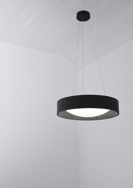 OSRAM LED Pendelleuchte Decor Felt Cylinder Pendant 28W 830 Dark Gray Warm weiß 4099854459306