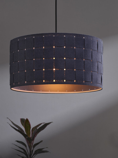 OSRAM Pendelleuchte Decor Felt Weaving Pendant 380 mm E27 Dark Gray 4099854459368