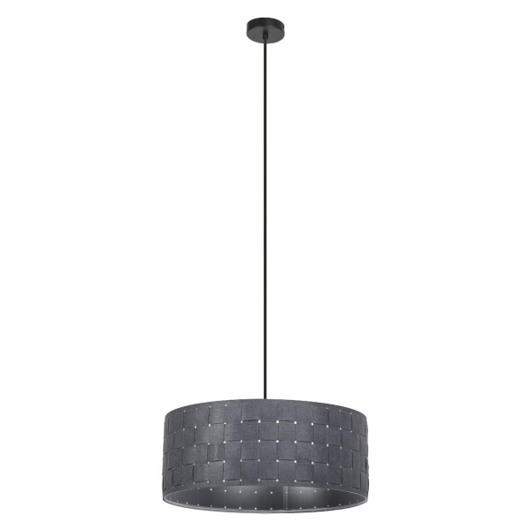 OSRAM Pendelleuchte Decor Felt Weaving Pendant 480 mm 3XE27 Dark Gray 4099854459382