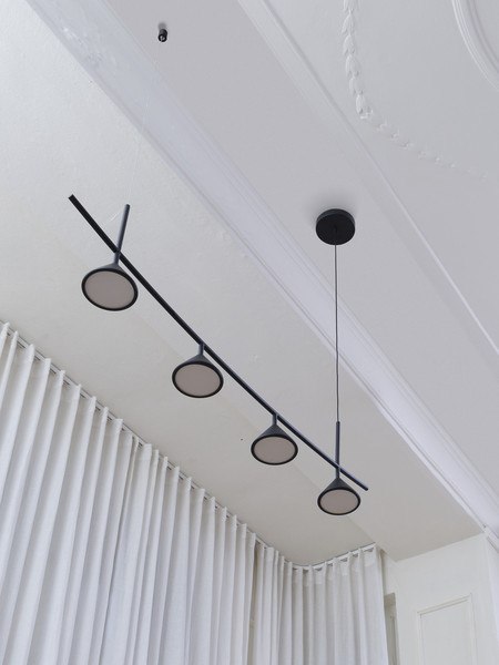 OSRAM LED Pendelleuchte Decor Fuji 4XPendant Linear 16W 930 Black Warm weiß 4099854460456