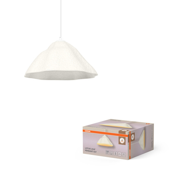 OSRAM Pendelleuchte Decor Lotus Leaf Pendant E27 White 4099854460531
