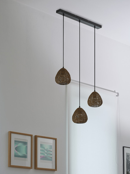OSRAM Pendelleuchte Decor Paper Drop Pendant Linear 3XE27 Beige 4099854460654