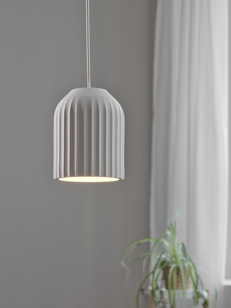 OSRAM Pendelleuchte Decor Plaster Routes Pendant 150 1XE27 White 4099854460890