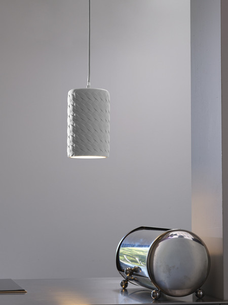 OSRAM Pendelleuchte Decor Plaster Tube Pendant E27 White 4099854460951