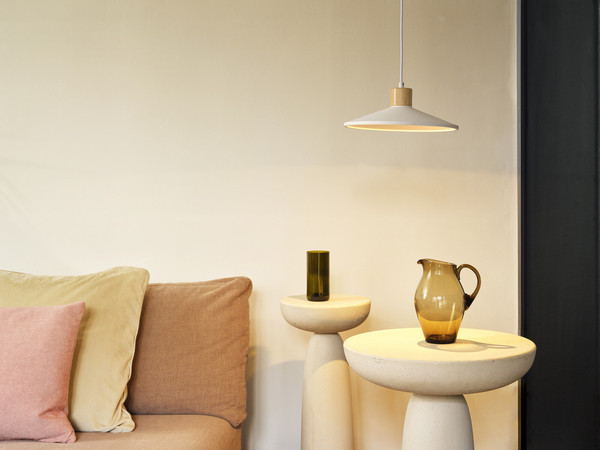 OSRAM Pendelleuchte Decor Plaster Wood Pendant 320 mm E27 White 4099854460999