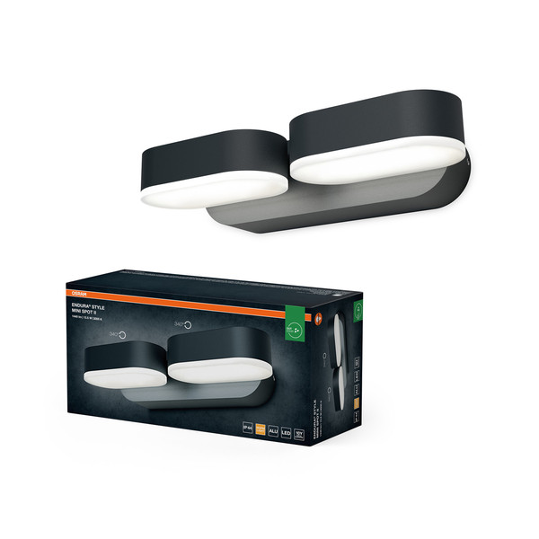 OSRAM LED Aussen-Spotleuchte ENDURA STYLE MINI SPOT II 13.5W Dark Gray Warm weiß 4099854461521