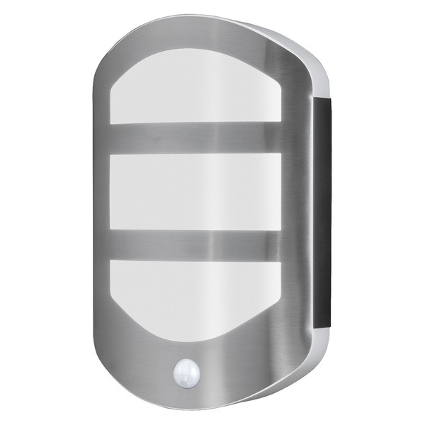 OSRAM LED Aussenleuchte ENDURA STYLE PLATE Wall Sensor 12.5W Stainless Steel Warm weiß 4099854461675