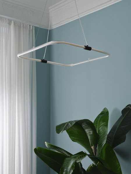 OSRAM LED Pendelleuchte Decor Tetragon Pendant 18W 830 Click DIM Dimmbar Warm weiß 4099854461729